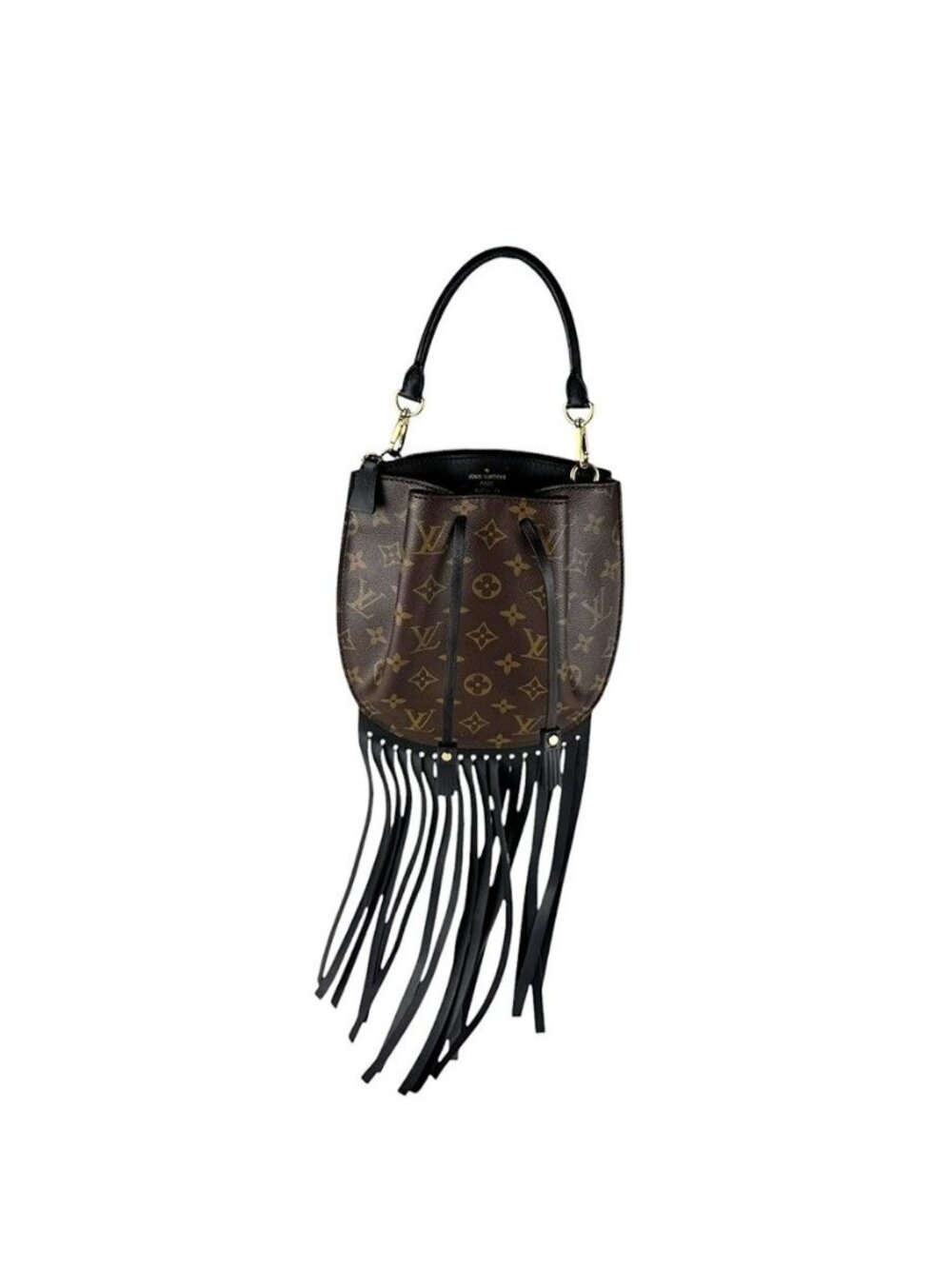 Louis Vuitton Shoulder Bag Monogram Fringed Noe